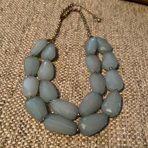 Double Layer Seafoam Green Necklace